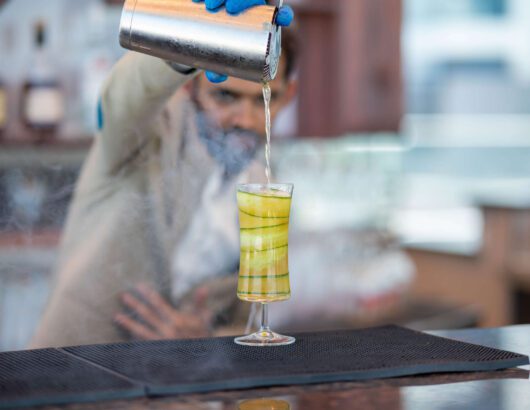 Bartender Mixing Cocktails at PRDI